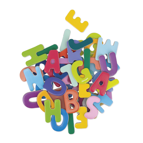 52 lettere magnetiche in legno | Janod