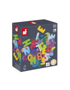 52 lettere magnetiche in legno | Janod 2