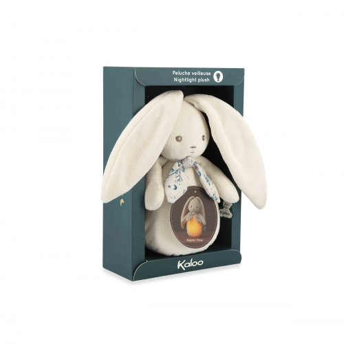 Luce notturna in peluche coniglietto crema