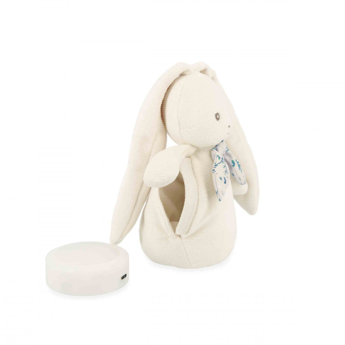 Luce notturna in peluche coniglietto crema
