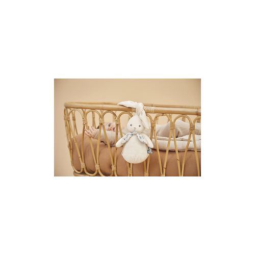 Luce notturna in peluche coniglietto crema