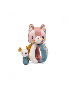 Sonaglio con manici Jeanne il gatto | Lilliputiens