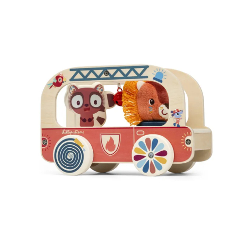 Camion dei pompieri Jack in legno