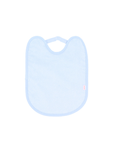 Bavaglino in spugna plastificato con elastico - BLue