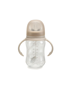 Tazza Transitional Sippy + Cannuccia con Peso 240ml - Soft Sand 2