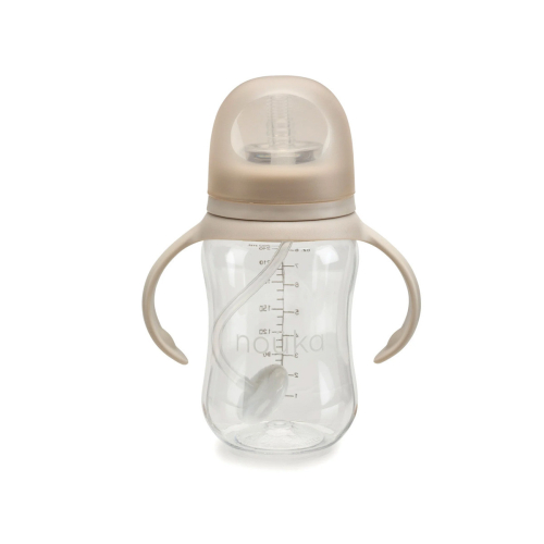 Tazza Transitional Sippy + Cannuccia con Peso 240ml - Soft Sand