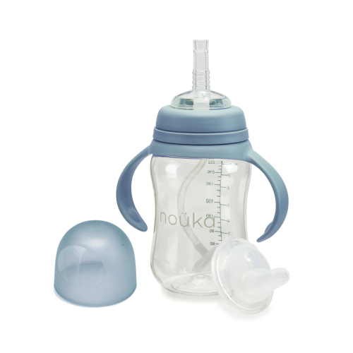 Tazza Transitional Sippy + Cannuccia con Peso 240ml - Wave
