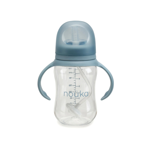 Tazza Transitional Sippy + Cannuccia con Peso 240ml - Wave