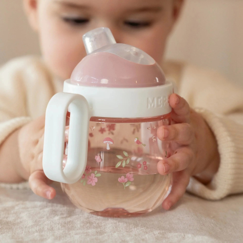 Bicchiere antigoccia con manici e beccuccio - 200 ml Fairy Garden