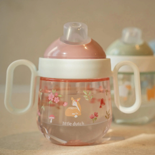 Bicchiere antigoccia con manici e beccuccio - 200 ml Fairy Garden
