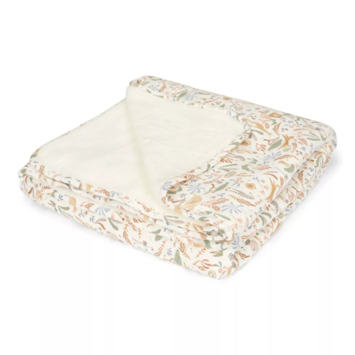 Coperta da culla in cotone e morbido pile 70×100 cm – Safari Wonders