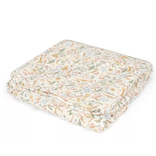 Coperta da culla in cotone e morbido pile 70×100 cm – Safari Wonders