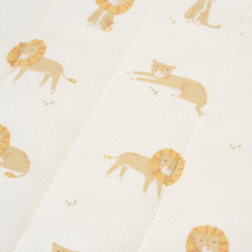 Coperta trapuntata da culla 70×100 cm – Safari Leo