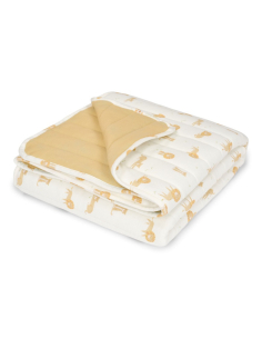 Coperta trapuntata da culla 70×100 cm – Safari Leo