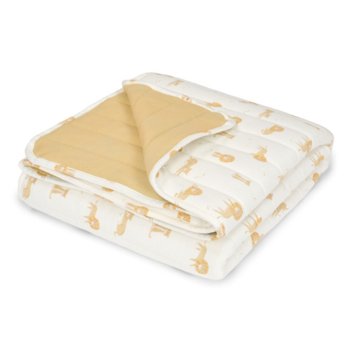 Coperta trapuntata da culla 70×100 cm – Safari Leo