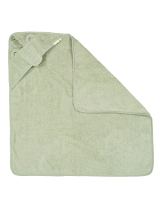 Telo bagno con cappuccio Coccodrillo 75×75 cm