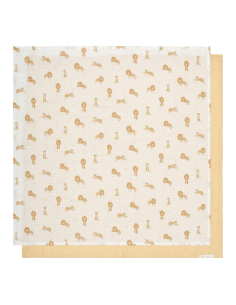 Set 2 mussole in cotone 70×70 cm – Safari Leo 2