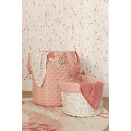 Set 2 mussole in cotone 70×70 cm – Blooming Safari