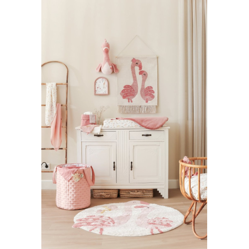 Mussola grande in cotone 120×120 cm – Blooming Safari