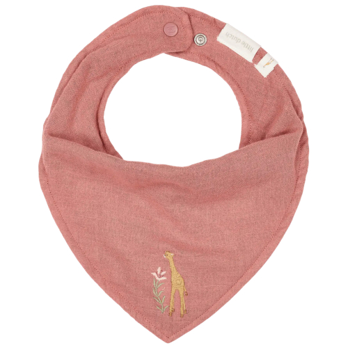 Set regalo nascita Giraffa – mussola, bavaglino e doudou