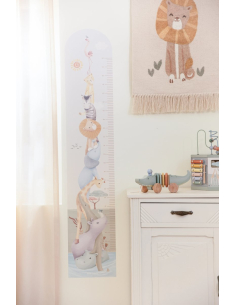 Metro crescita adesivo da parete 142 cm – Safari 2