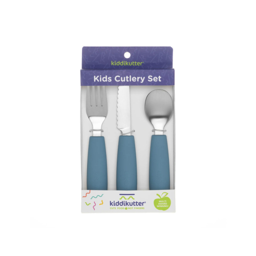 Set Posate Kiddikutter - Sky Blue