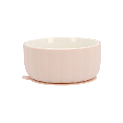 Ciotola in Ceramica con Protezione in Silicone Antiscivolo Pale Earth