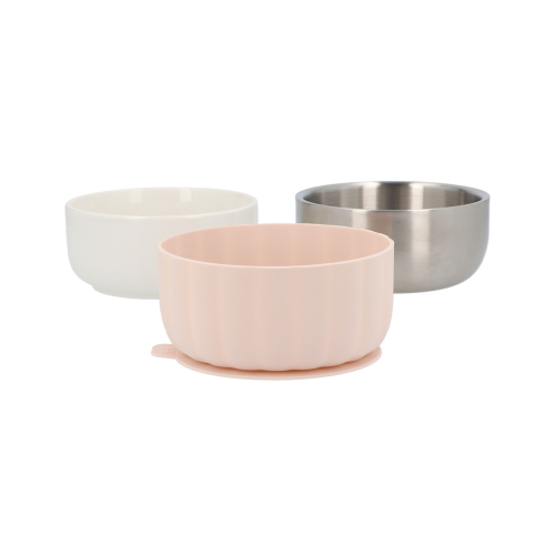 Ciotola in Ceramica con Protezione in Silicone Antiscivolo Pale Earth