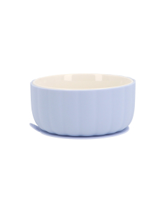 Ciotola in Ceramica con Protezione in Silicone Antiscivolo Powder Blue