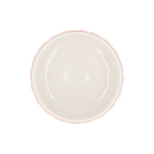 Ciotola in Ceramica con Protezione in Silicone Antiscivolo Nude Rose