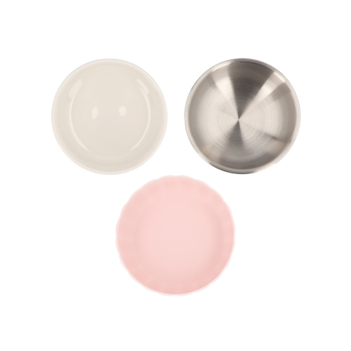 Ciotola in Ceramica con Protezione in Silicone Antiscivolo Nude Rose
