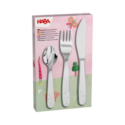 Set posate HABA Principessa e cavallo
