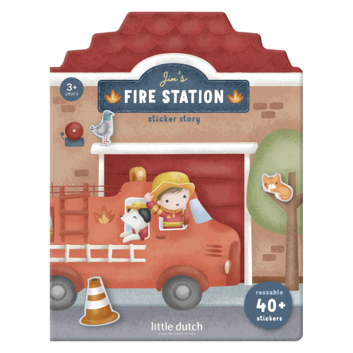Libro con adesivi riutilizzabili – Jim & Friends