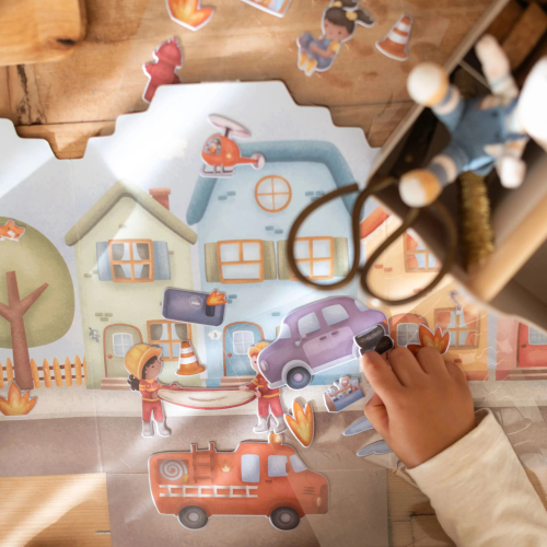 Libro con adesivi riutilizzabili – Jim & Friends