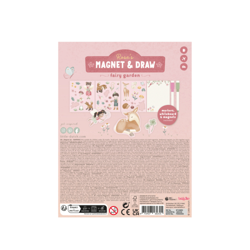 Libro magnetico delle attività – Fairy Garden