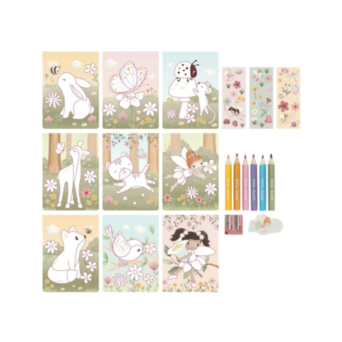 Set da colorare – Fairy Garden