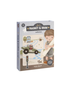Libro magnetico delle attività – Veicoli di Jim