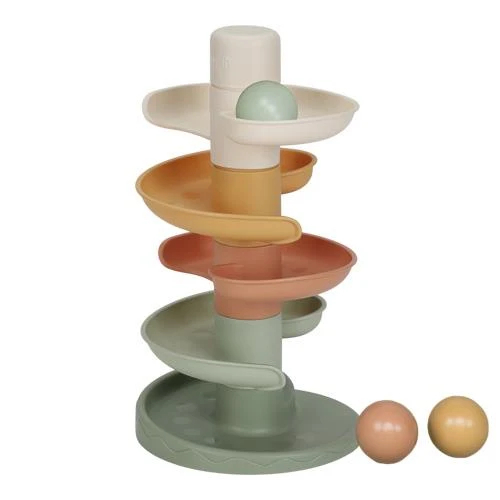 Torre a spirale con palline – Multicolore