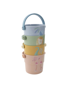 Set 4 bicchieri da bagno – Safari Friends