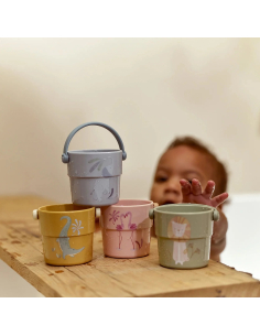 Set 4 bicchieri da bagno – Safari Friends 2