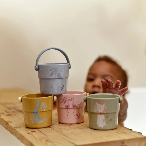 Set 4 bicchieri da bagno – Safari Friends