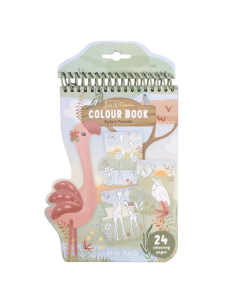 Libro da colorare Fenicottero – Safari Friends