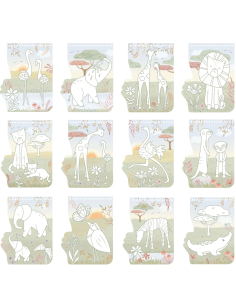 Libro da colorare Fenicottero – Safari Friends 2