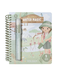 Libro magico ad acqua Rosa – Safari Friends