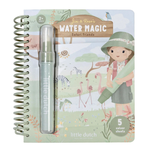 Libro magico ad acqua Rosa – Safari Friends