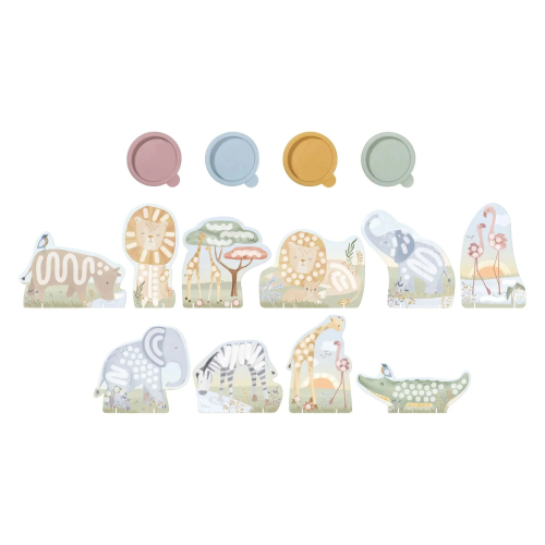 Set pittura con le dita – Safari Friends