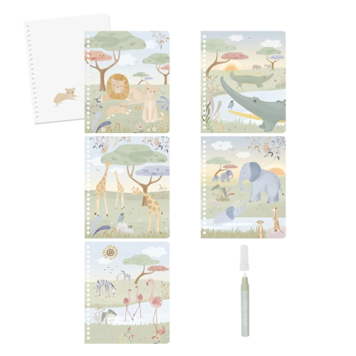 Libro magico ad acqua Jim – Safari Friends