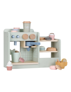 Angolo caffè e pasticceria in legno