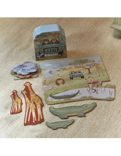 Set 6 puzzle – Safari Friends 2