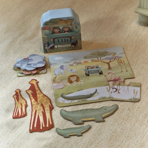 Set 6 puzzle – Safari Friends